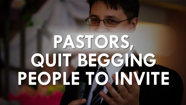Pastors Quit Begging